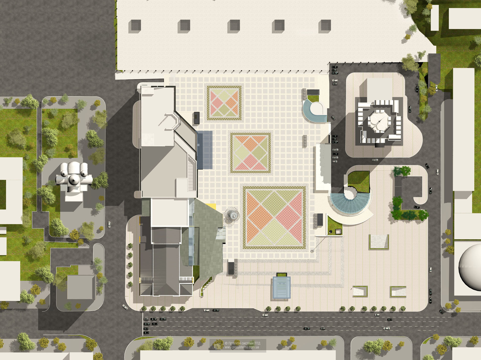 Reconstruction of the Olympic Square for Euro 2012